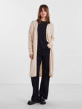 Cardigans - Pcjuliana Ls Long Knit Cardigan Noos van Pieces