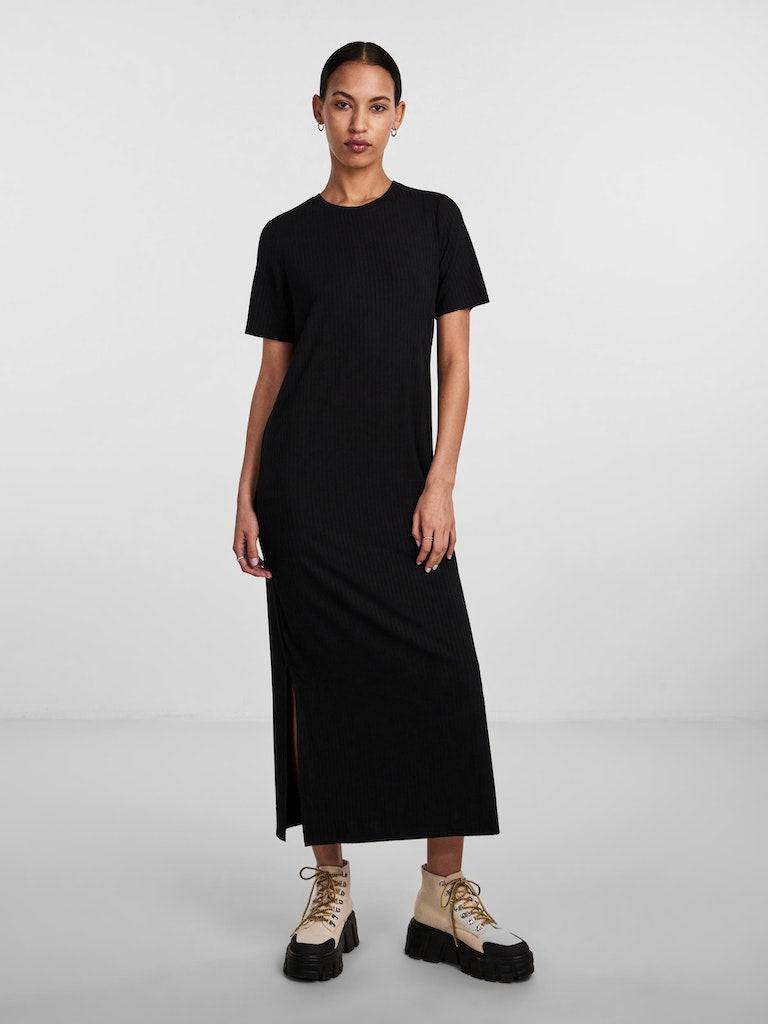 Jurken Pckylie Ss O-Neck Ankle Dress Noos van Pieces