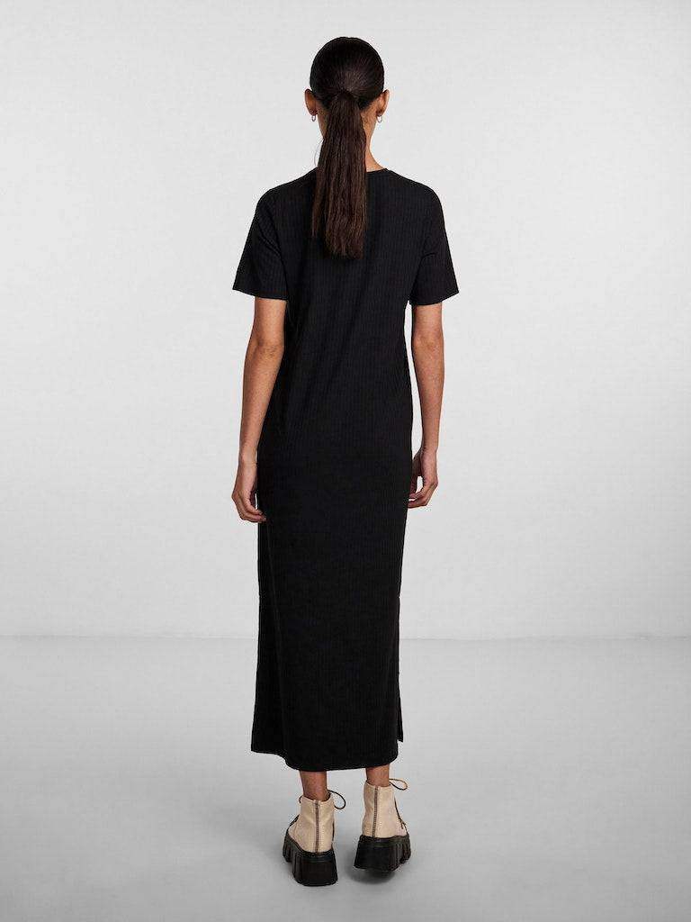 Pckylie Ss O - Neck Ankle Dress Noos - koop Jurken van Pieces bij Meisjes Brugge