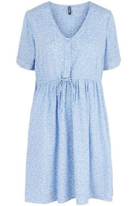 Placid Blue Jurken - Pcnya Ss Dress (verschillende prints) van Pieces