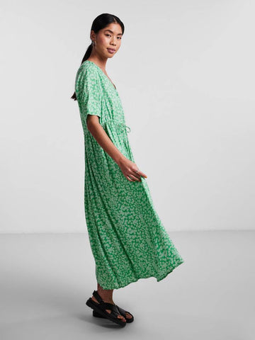 Pcnya Ss Midi Dress sustainable- koop Jurken van Pieces bij Tweemeisjes