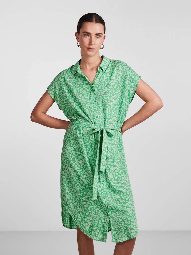 Pcnya Ss Shirt Dress- koop Jurken van Pieces bij Tweemeisjes
