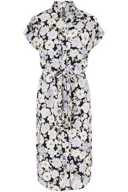 30% Pcnya Ss Shirt Dress (verschillende prints) van Pieces – Jurken voor dames | Meisjes Brugge