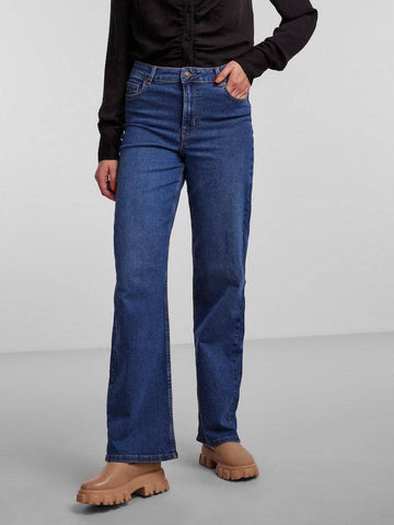 Pcpeggy Hw Wide Pant Mb Noos- koop Jeans van Pieces bij Tweemeisjes