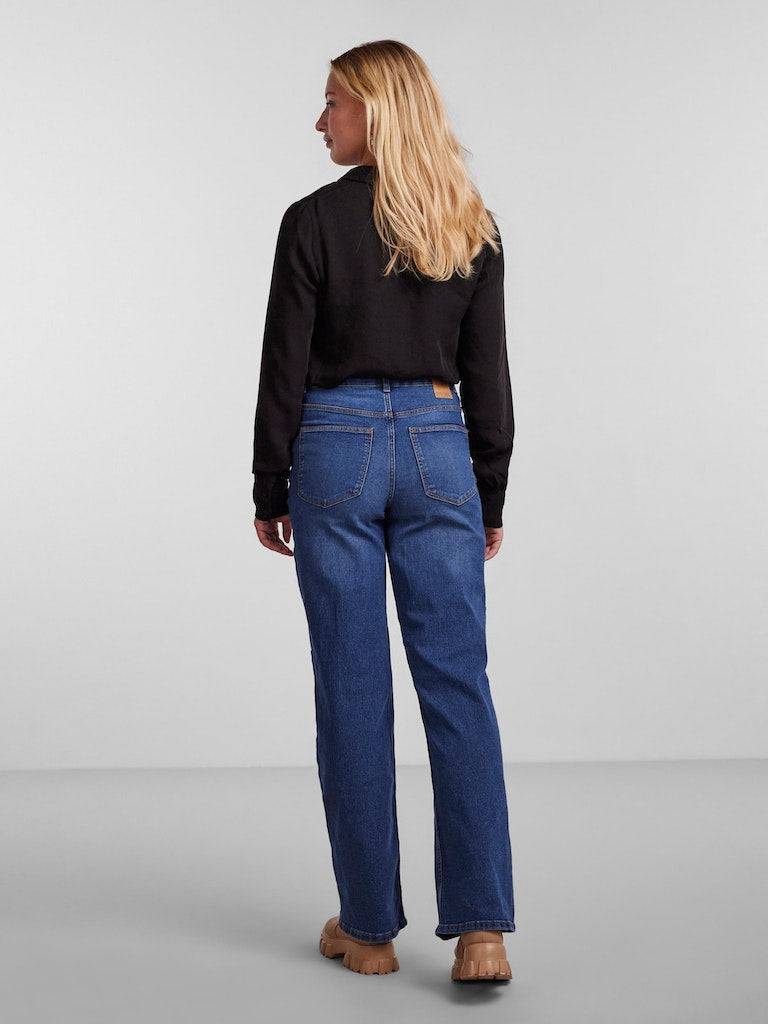 Pcpeggy Hw Wide Pant Mb Noos- koop Jeans van Pieces bij Tweemeisjes