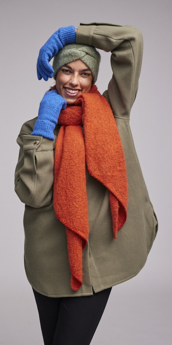 Pcpyron Long Scarf Noos - koop Sjaals van Pieces bij Meisjes Brugge