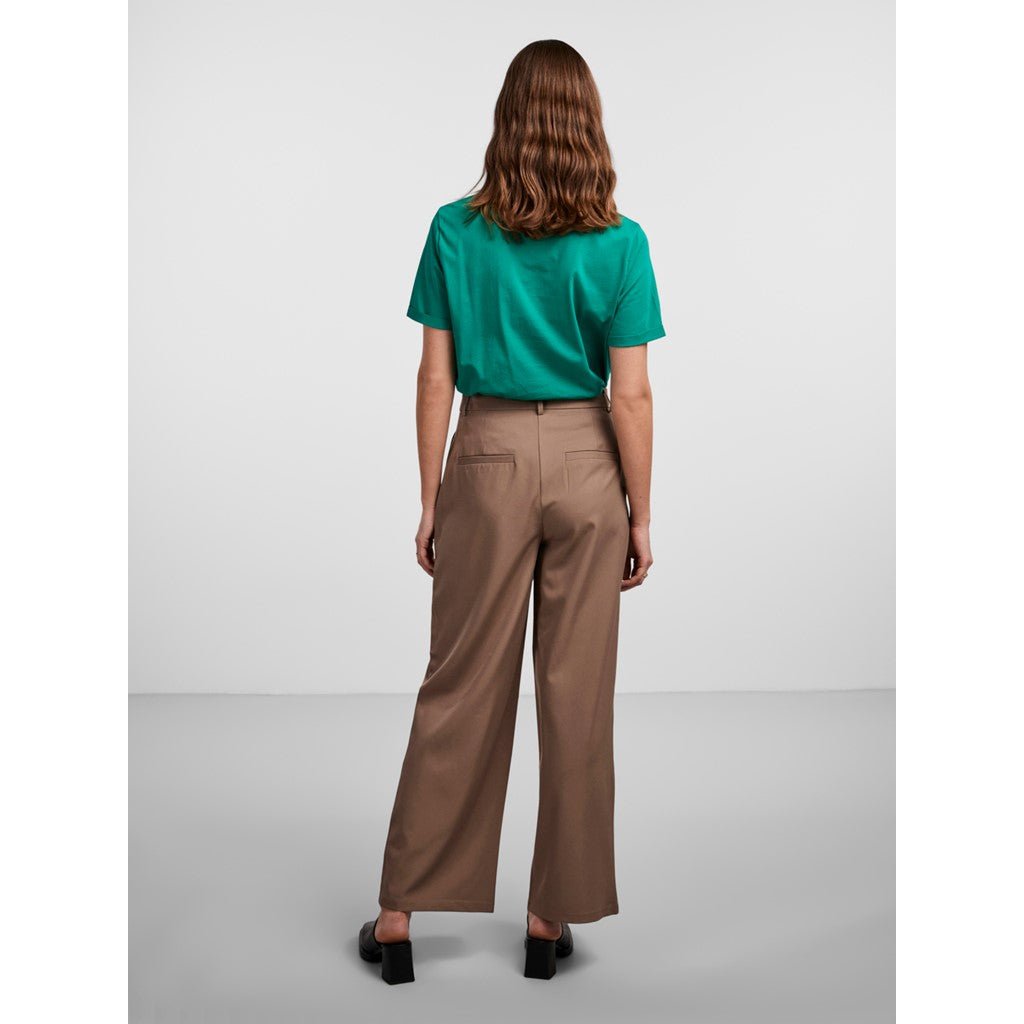 Pcria Ss Fold Up Solid Tee Noos Bc- koop T-shirts van Pieces bij Tweemeisjes
