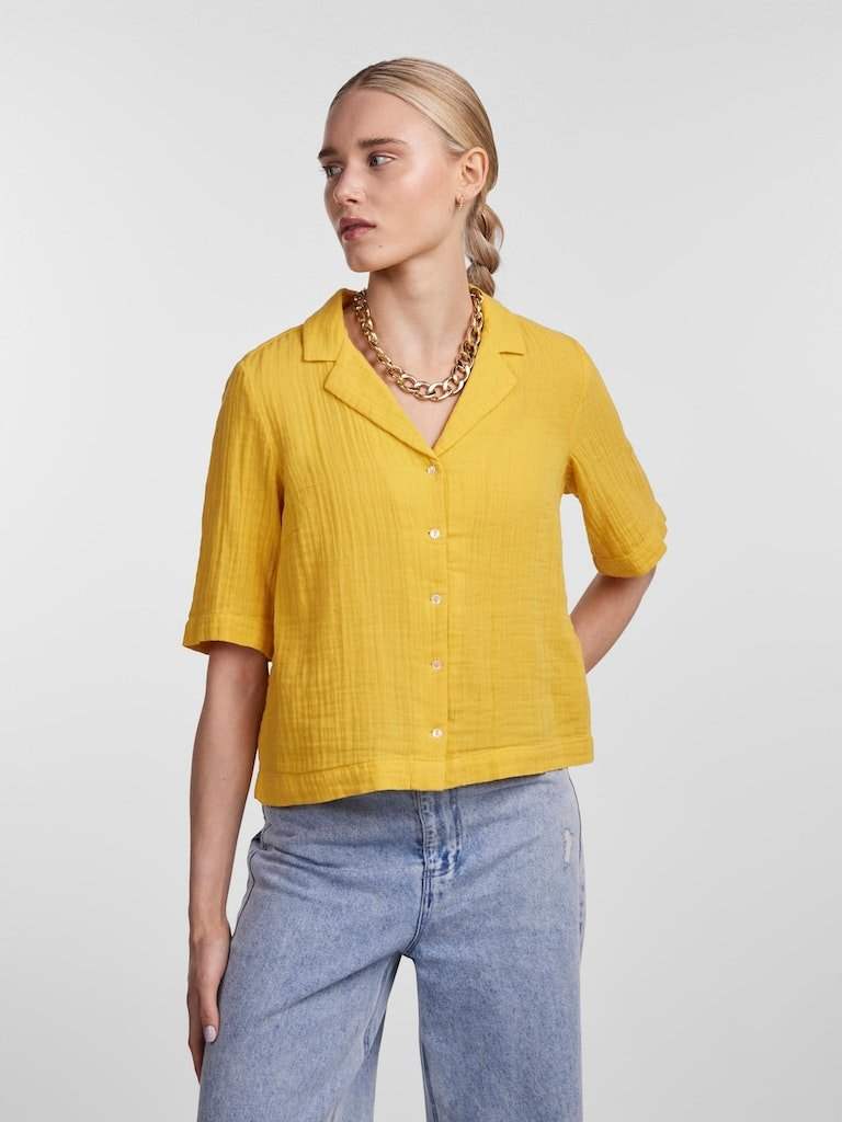 Citrus Shirts - Pcstina 2/4 Tetra Shirt van Pieces