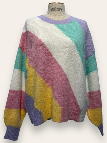 Rainbow sweater- koop Pulls van Meisjes Brugge bij Tweemeisjes