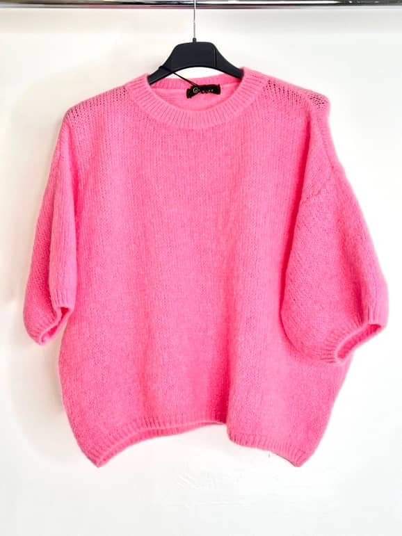 Short sleeve knit - koop Pulls van Meisjes Brugge bij Meisjes Brugge