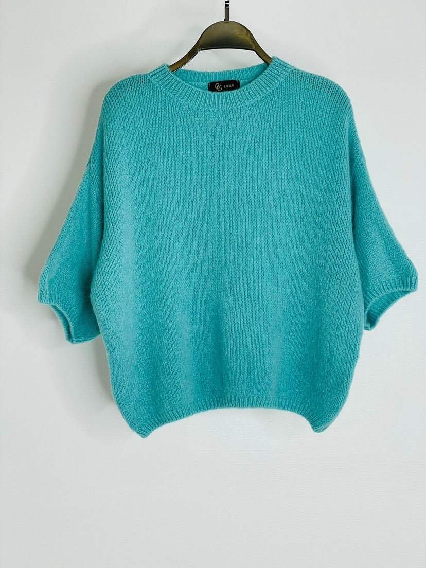 Short sleeve knit - koop Pulls van Meisjes Brugge bij Meisjes Brugge