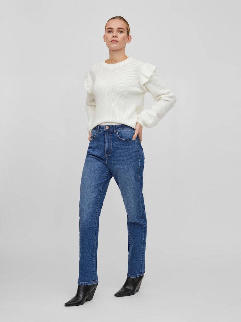 Viagnes Jo Mbd Hw Straight Jeans Noos- koop Jeans van Vila bij Tweemeisjes