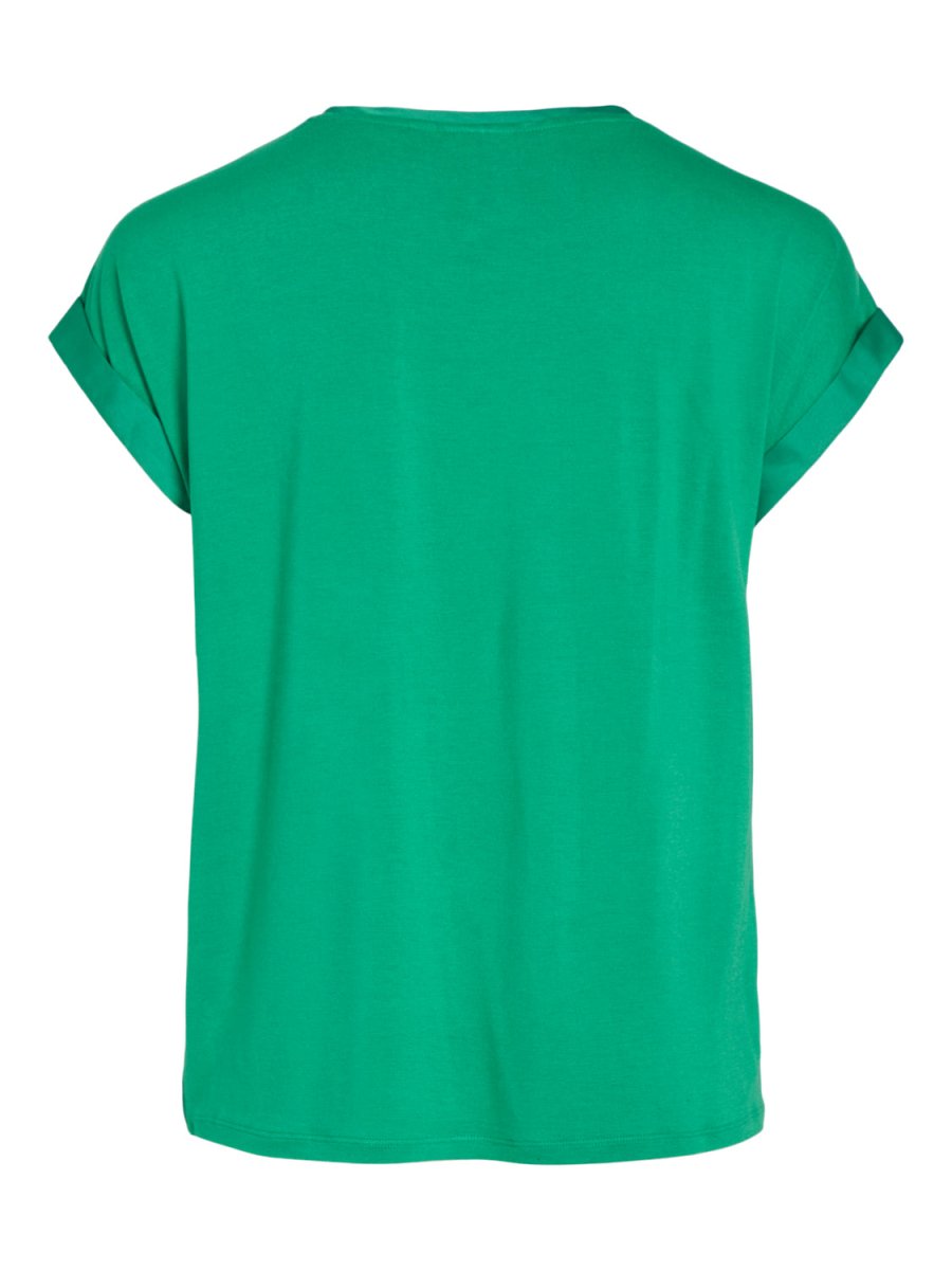 Viellette S/S Satin Top - Noos AW23- koop Tops van Vila bij Tweemeisjes