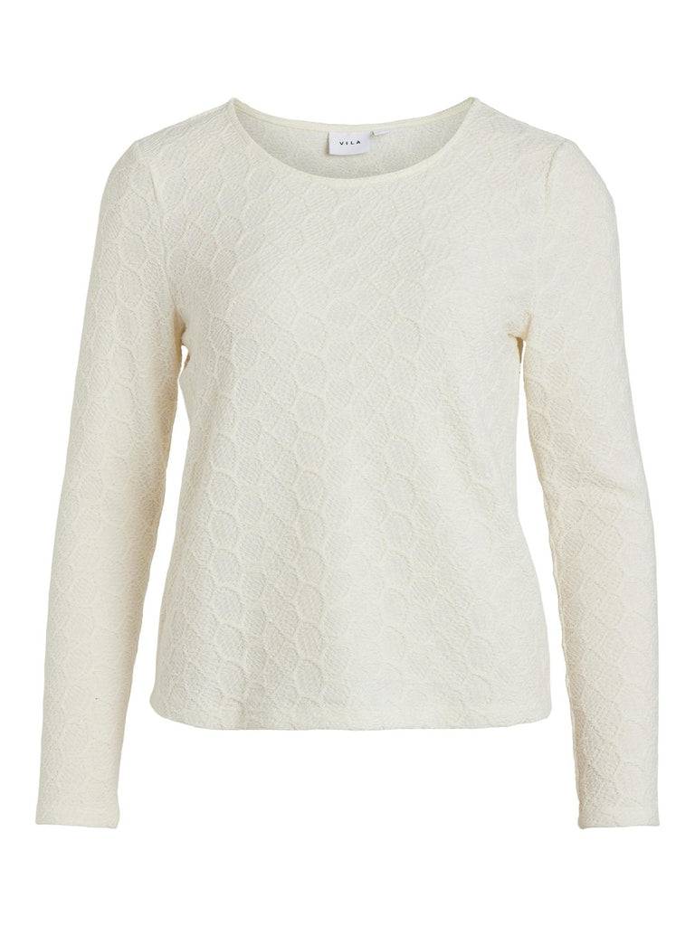 Vihanan O-Neck L/S Top- koop Shirts van Vila bij Tweemeisjes