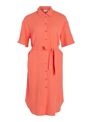 Vikoola 2/4 Shirt Dress- koop Jurken van Vila bij Tweemeisjes