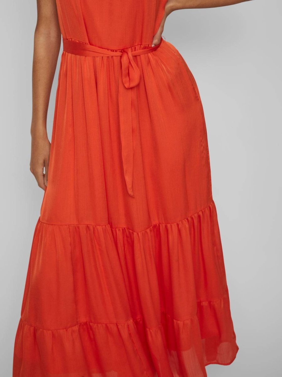 Vilayla S/L Halter Maxi Dress- koop Jurken van Vila bij Tweemeisjes