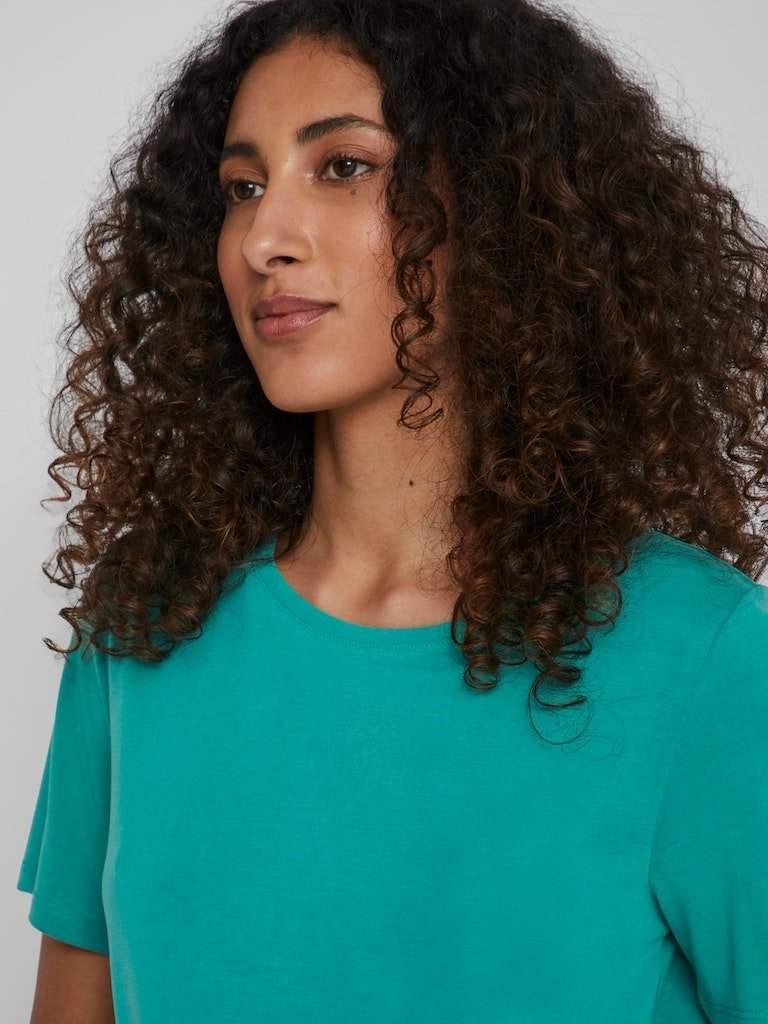 Vimodala S/S Ankle Dress Sustainable - koop Jurken van Vila bij Meisjes Brugge