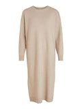 Violivie O - Neck L/S Knit Midi Dress - koop Jurken van Vila bij Meisjes Brugge