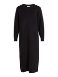 Violivie O - Neck L/S Knit Midi Dress - koop Jurken van Vila bij Meisjes Brugge