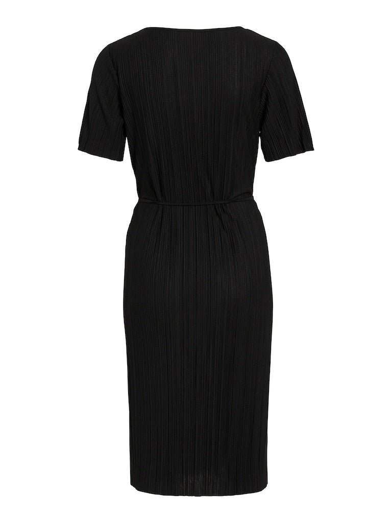 Viplisa V-Neck S/S Dress - Sustainable van Vila – Jurken voor dames | Meisjes Brugge