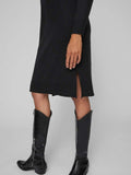 Jurken Viril Crew Neck L/S Midi Dress - Noos van Vila