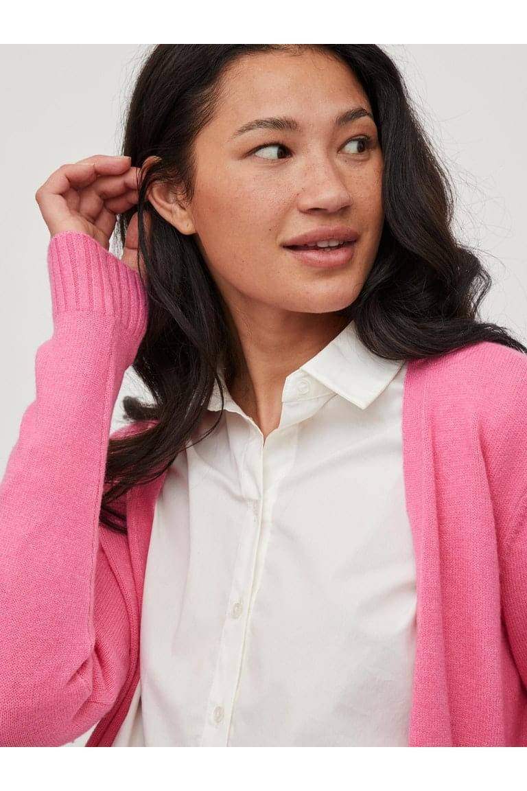 Viril Open L/S Knit Cardigan NOOS (verschillende kleuren) - koop Cardigans van Vila bij Meisjes Brugge