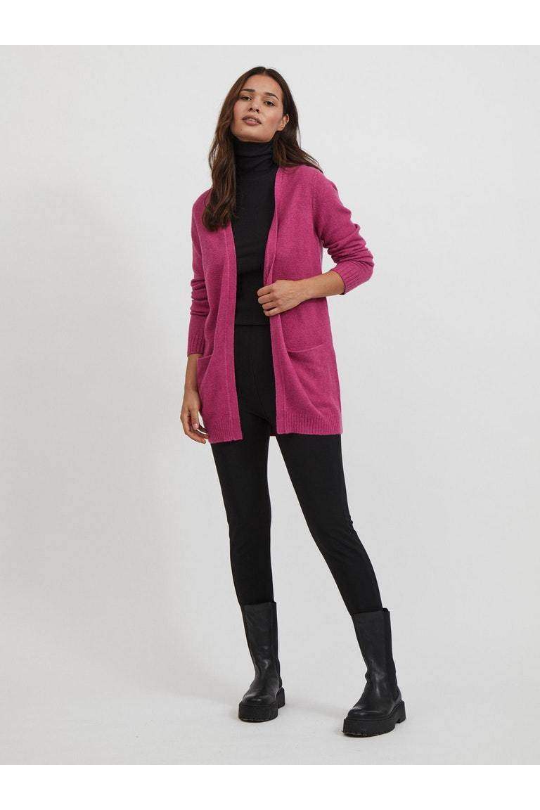 Viril Open L/S Knit Cardigan NOOS (verschillende kleuren) - koop Cardigans van Vila bij Meisjes Brugge