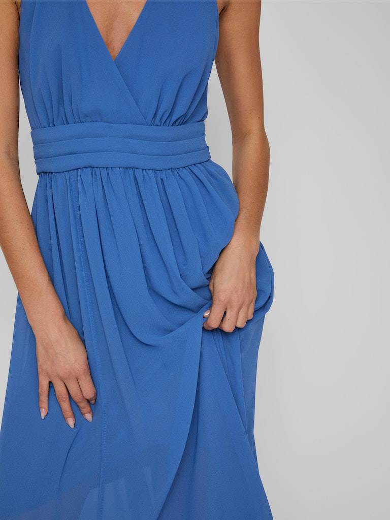 Viroman S/L V-Neck Maxi Dress- koop Jurken van Vila bij Tweemeisjes