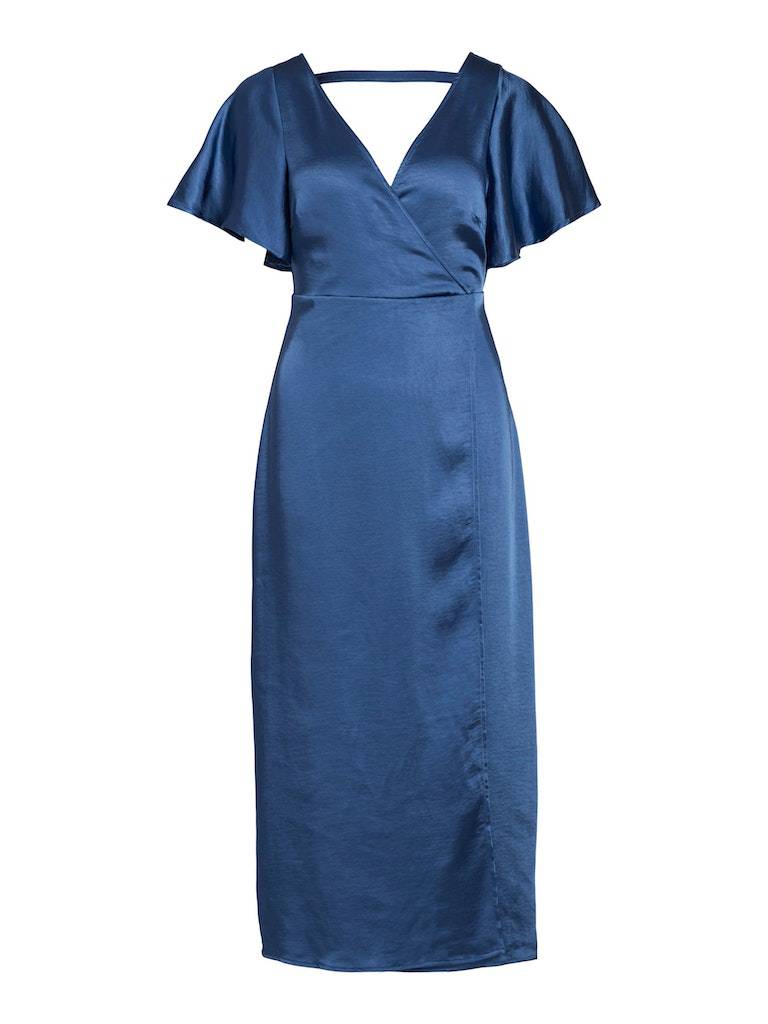 Visateeny V-Neck 2/4 Midi Dress- koop Jurken van Vila bij Tweemeisjes