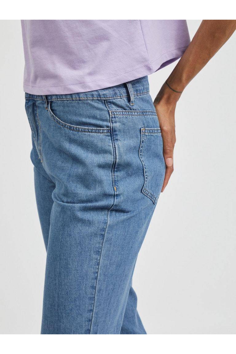 Vistray Clash Rw Straight Jeans- koop Jeans van Vila bij Tweemeisjes