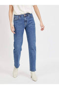 Jeans - Vistray Dl Rw Straight Jeans Mbd Noos van Vila