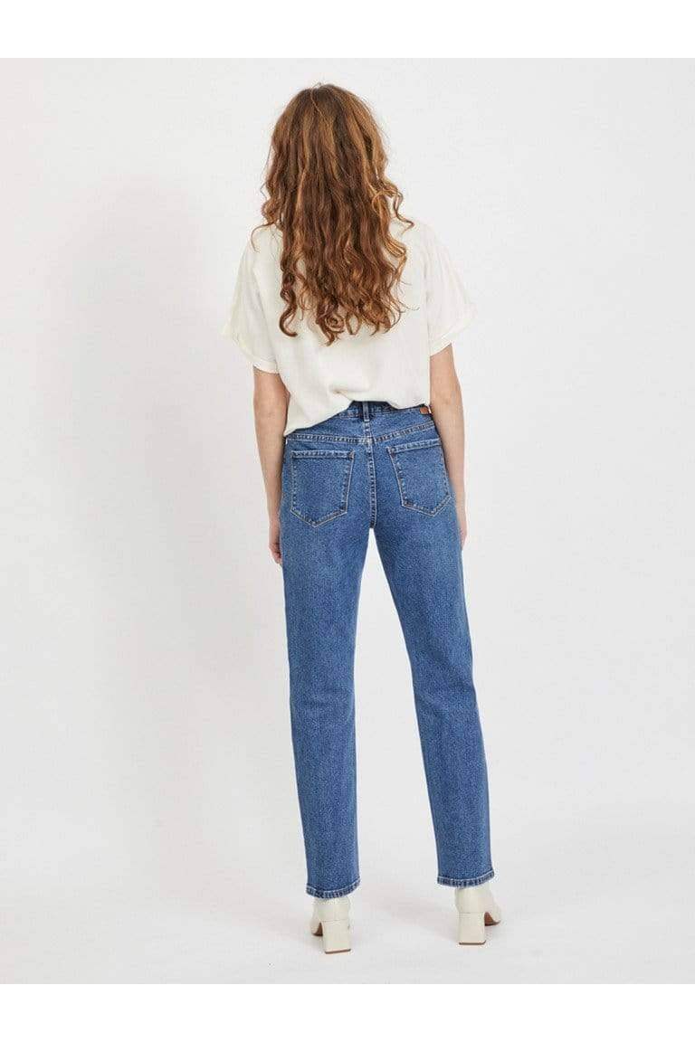 Jeans - Vistray Dl Rw Straight Jeans Mbd Noos van Vila