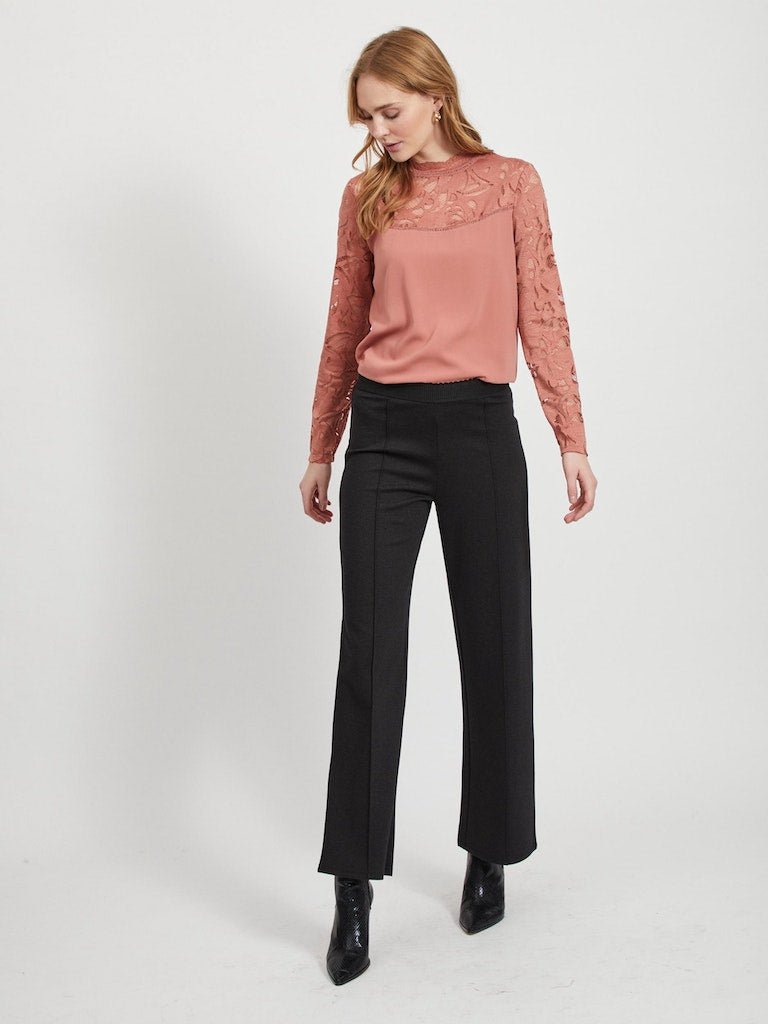 Vitony Rwre Wide Pocket Pants- koop Broeken van Vila bij Tweemeisjes