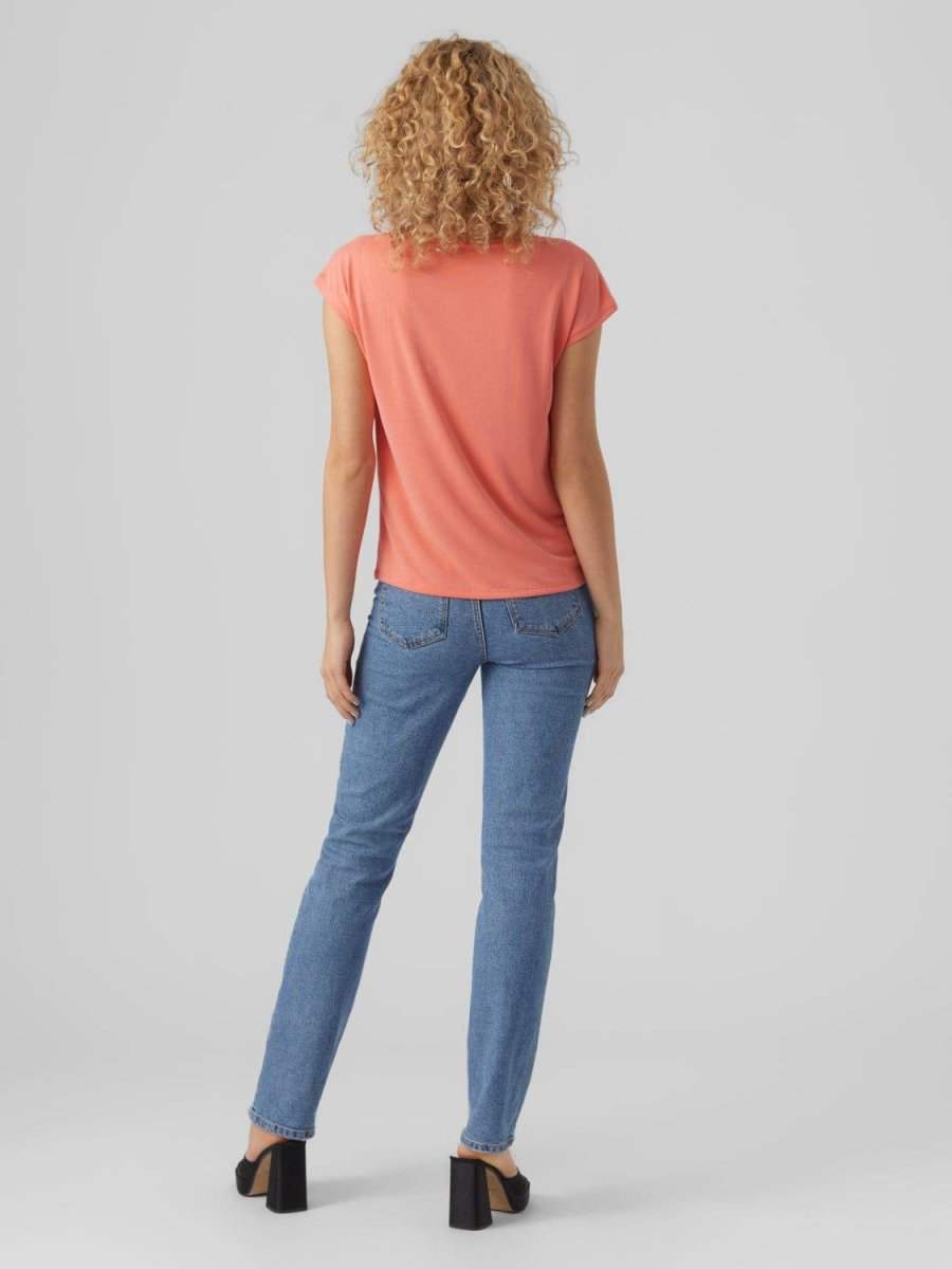 Vmfilli Ss V-Neck Tee Noos van Vero moda – T-shirts voor dames | Meisjes Brugge