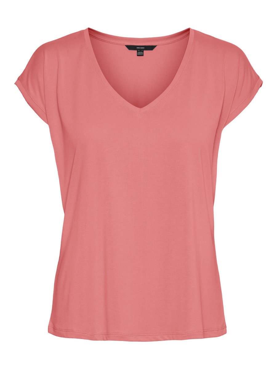 Vmfilli Ss V-Neck Tee Noos van Vero moda – T-shirts voor dames | Meisjes Brugge