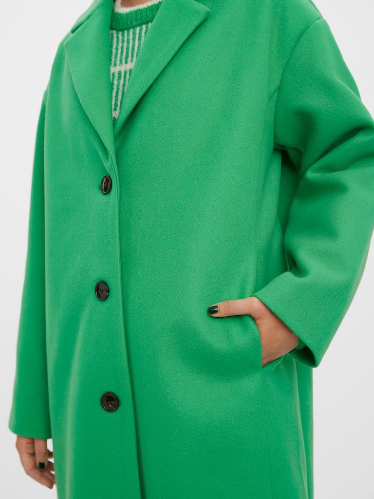 Vmfortunelyon Long Coat Boos- koop Jassen van Vero moda bij Tweemeisjes