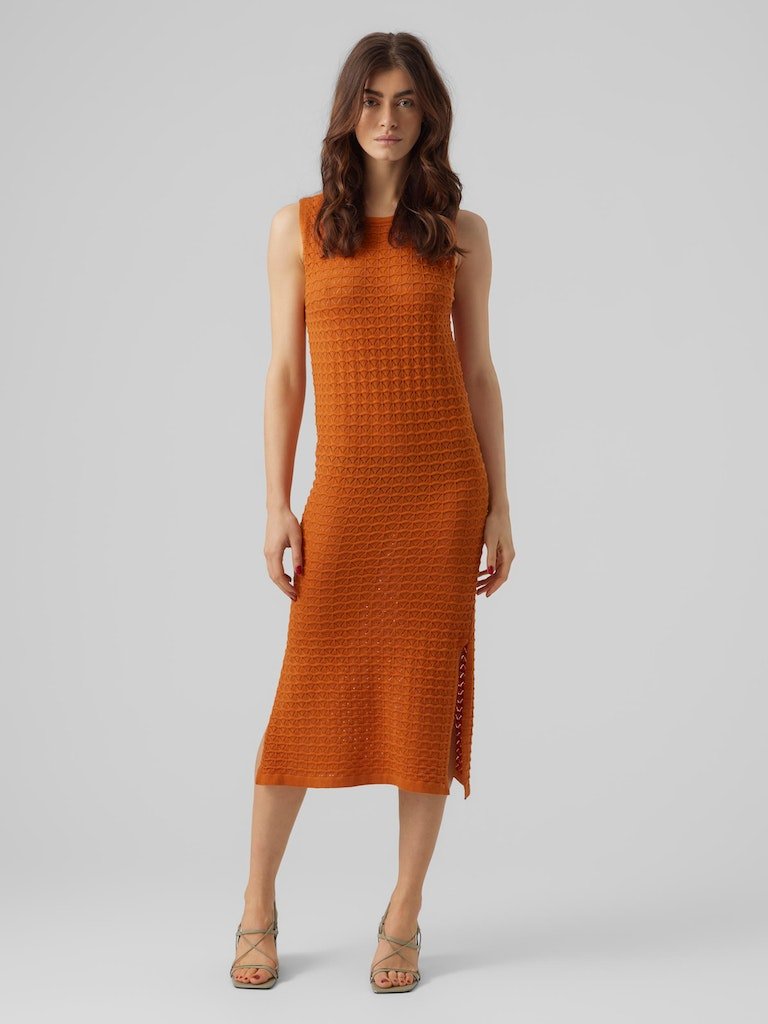 Vmfrida Sl O-Neck Calf Dress- koop Jurken van Vero moda bij Tweemeisjes