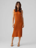 Vmfrida Sl O - Neck Calf Dress - koop Jurken van Vero moda bij Meisjes Brugge