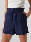 Navy Blazer Shorts - Vmmymilo Hw Paperbag Shorts van Vero moda