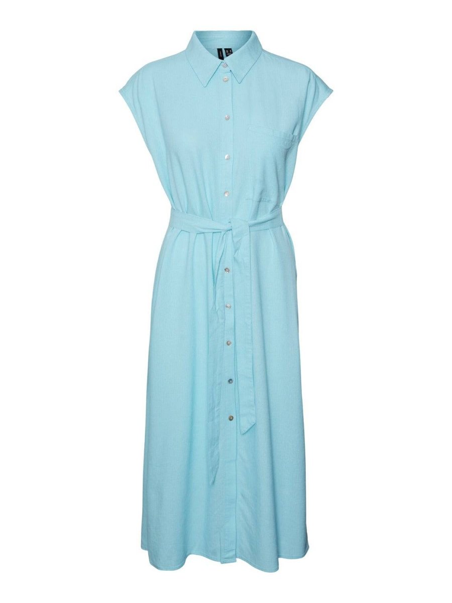 Vmmymilo Sl Calf Shirt Dress- koop Jurken van Vero moda bij Tweemeisjes