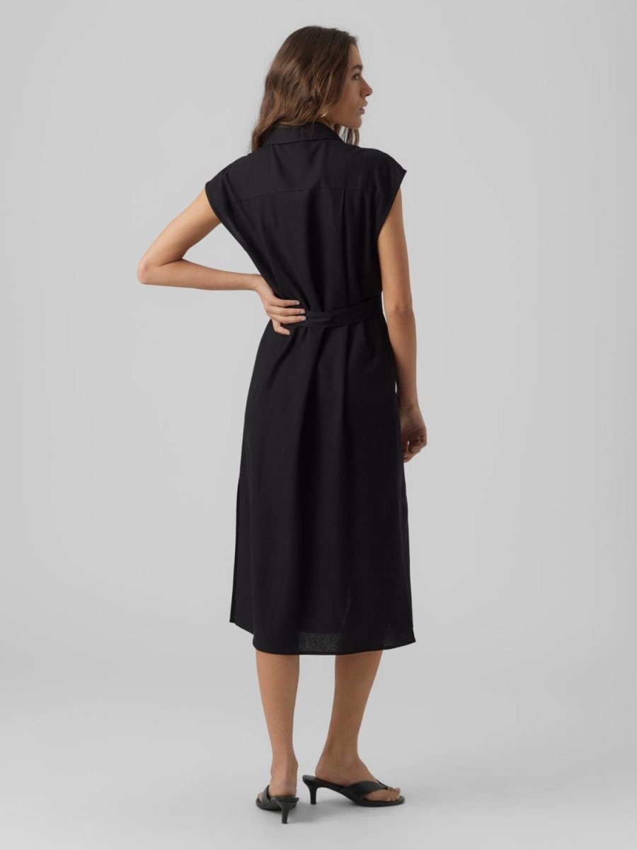 Vmmymilo Sl Calf Shirt Dress- koop Jurken van Vero moda bij Tweemeisjes