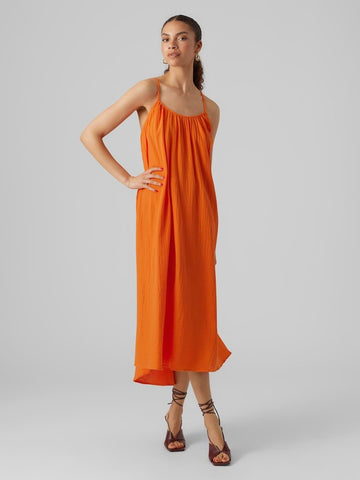 Vmnatali Nia Singlet 7/8 Tetra Dress- koop Jurken van Vero moda bij Tweemeisjes