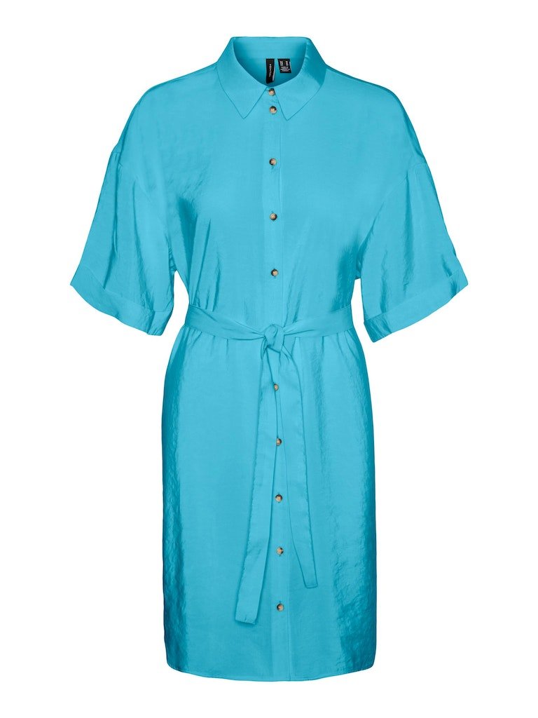 Vmqueeny 2/4 Short Shirt Dress- koop Jurken van Vero moda bij Tweemeisjes
