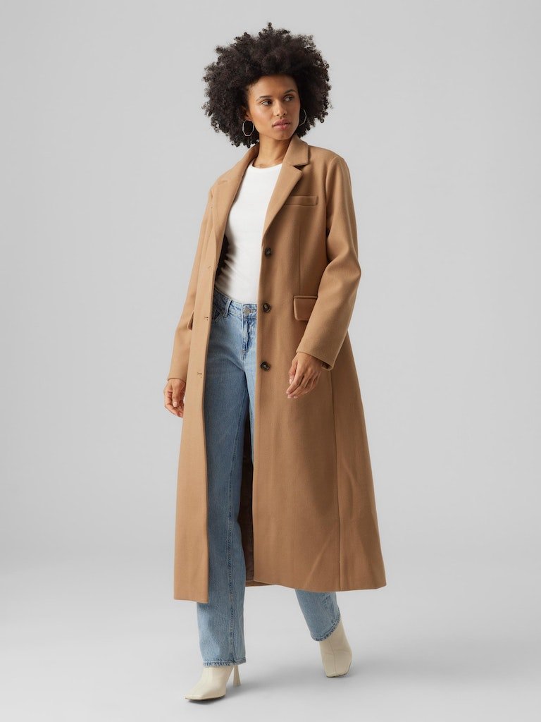 Vmvincemilan Long Coat Boos- koop Jassen van Vero moda bij Tweemeisjes