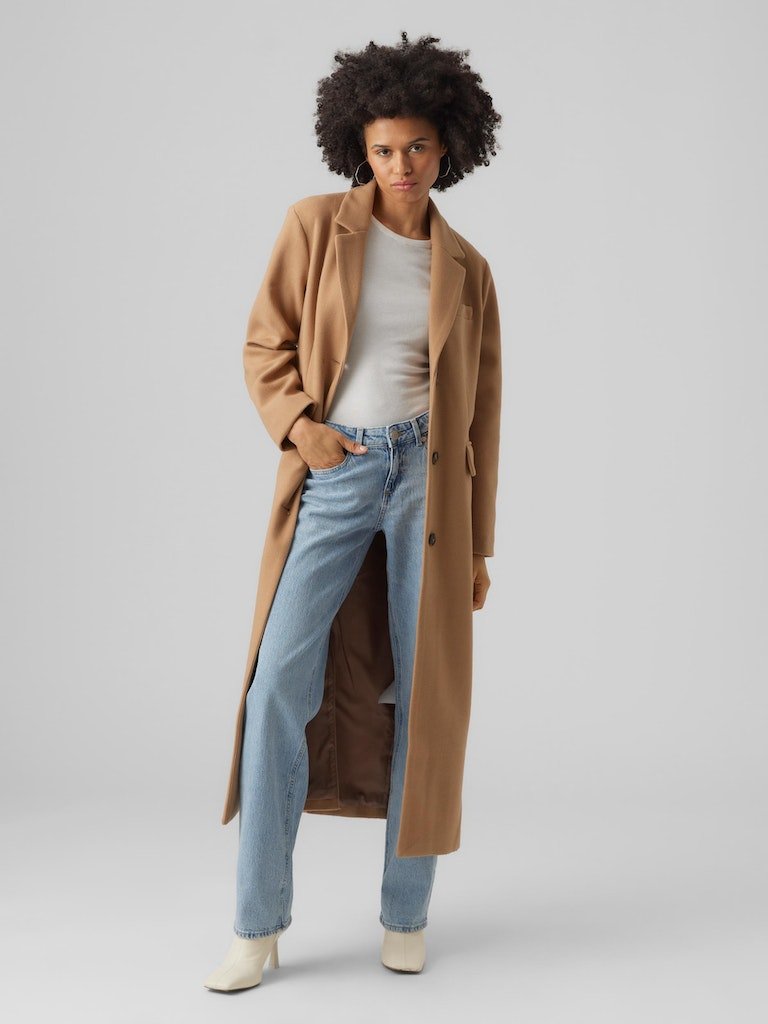 Vmvincemilan Long Coat Boos- koop Jassen van Vero moda bij Tweemeisjes