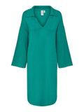 Pepper Green Jurken - Yasabelia Ls Knit Dress van Y.A.S