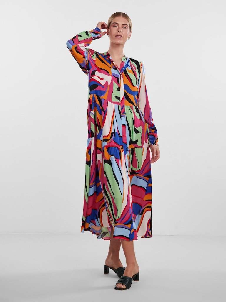 Jurken - Yasalira Ls Long Shirt Dress Noos van Y.A.S