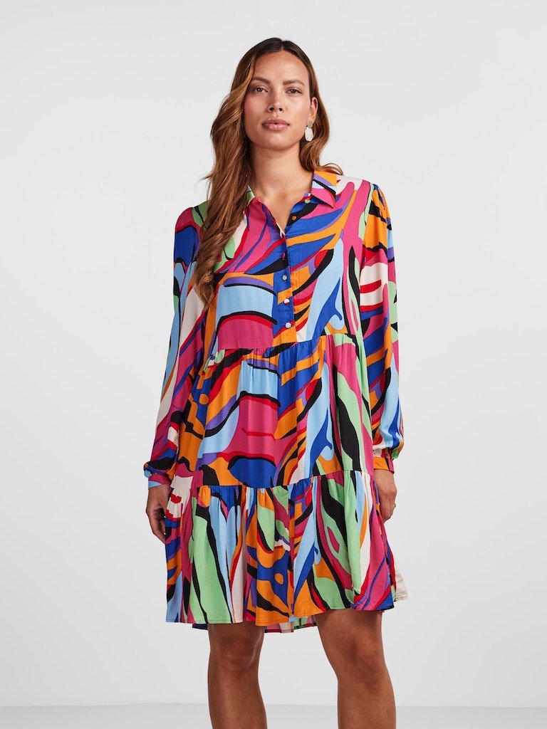 Yasalira Ls Shirt Dress Noos- koop Jurken van Y.A.S bij Tweemeisjes