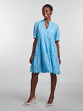 Ethereal Blue Jurken - Yasholi Ss Dress Noos van Y.A.S