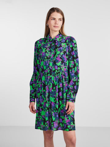 Yaslicco Ls Shirt Dress- koop Jurken van Y.A.S bij Tweemeisjes